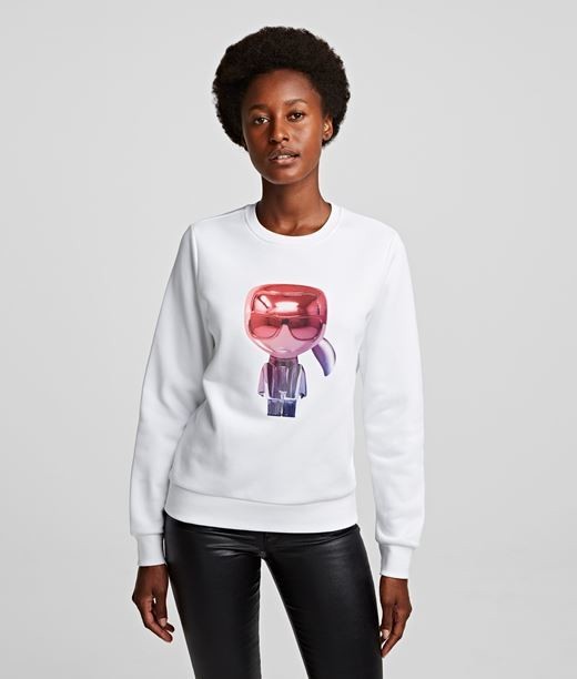 Melegítő Felső Karl Lagerfeld 3D Ikonik Karl Sweatshirt