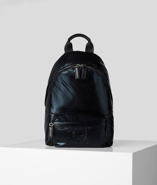Hátizsák Karl Lagerfeld K/Ikonik Nylon Md Bp Metallic