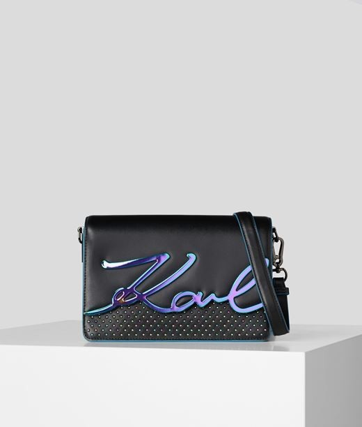 Retikül Karl Lagerfeld K/Signature Spec Irr Md Sb