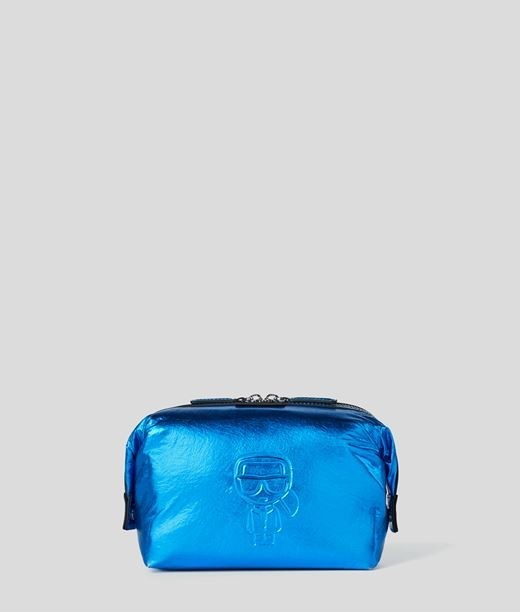 Kozmetikai Táska Karl Lagerfeld K/Ikonik Nylon Washb Metallic