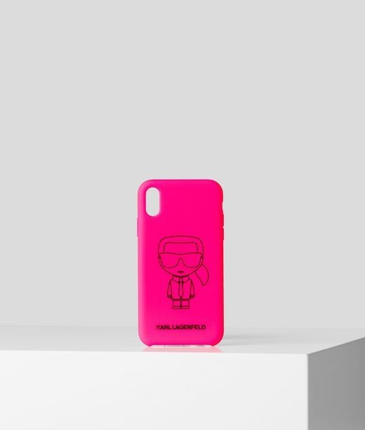 Mobiltelefon Tok Karl Lagerfeld K/Ikonik Black Outline 8