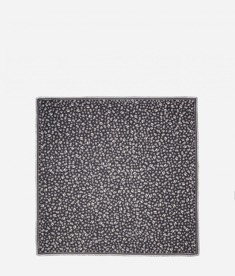 Sál Karl Lagerfeld K/Ikonik Aop Scarf