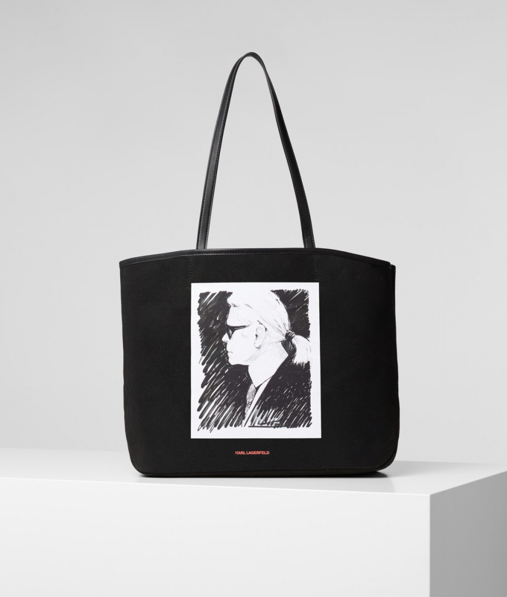 Táska Karl Lagerfeld Karl Legend Canvas Tote