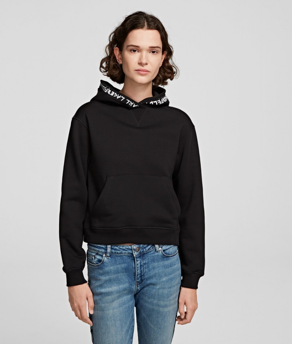 Melegítő Felső Karl Lagerfeld Graffiti Logo Hoodie