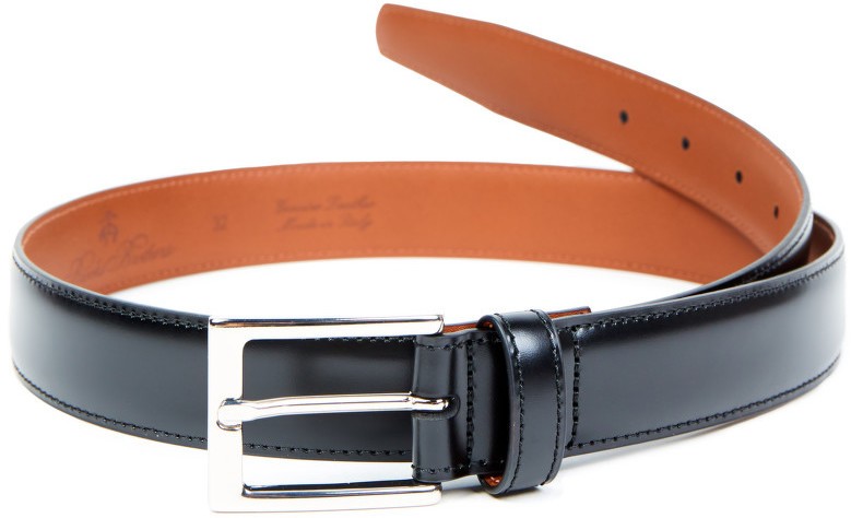 Öv Brooks Brothers Belt Clf Dress Slvr Blk