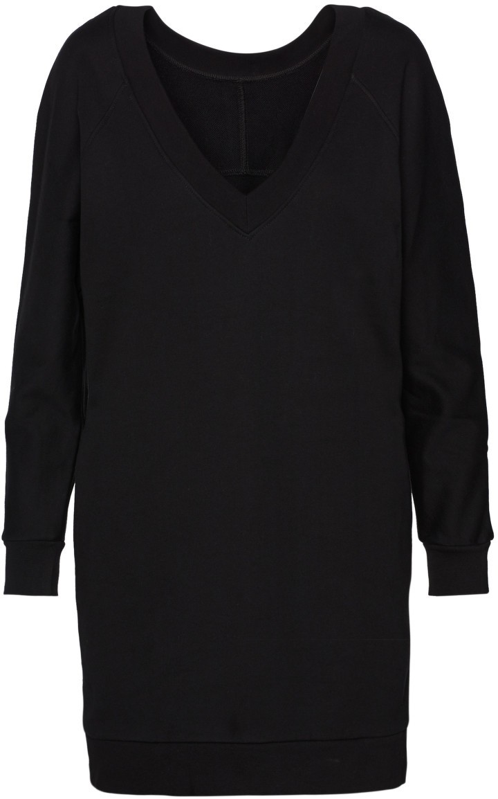 Ruha Karl Lagerfeld Back V-Neck Logo Sweat Dress