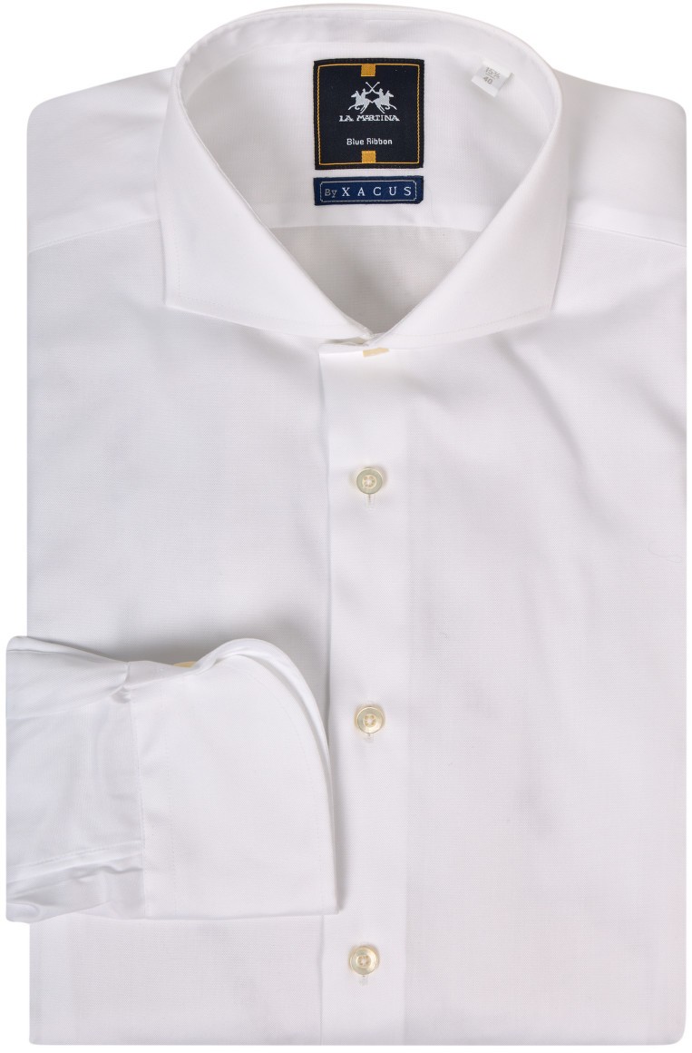 Ing La Martina Man Shirt Long Sleeves Pin Poi