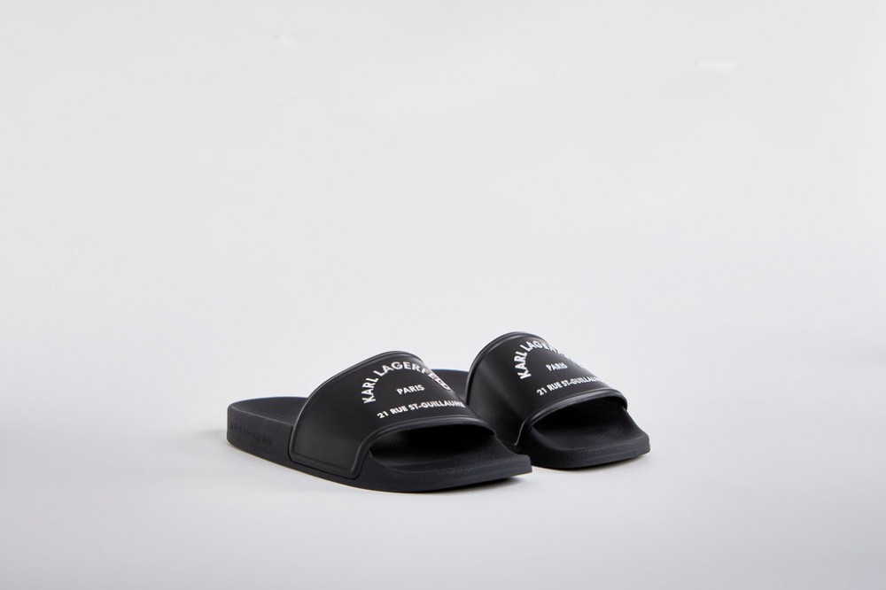 Papucs Karl Lagerfeld Kondo Ii Maison Karl Slide