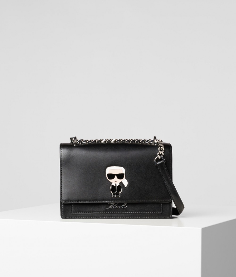 Retikül Karl Lagerfeld Ikonik Metal Lock Shlderbag