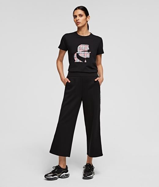 Nadrág Karl Lagerfeld Logo Tape Jersey Pants