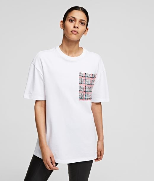 Póló Karl Lagerfeld Boucle Pocket T-Shirt