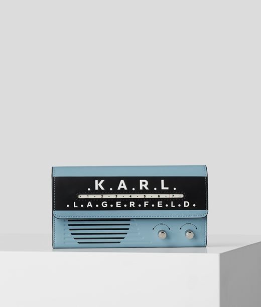 Pénztárca Karl Lagerfeld Ikon Radio Cont Flap Wt