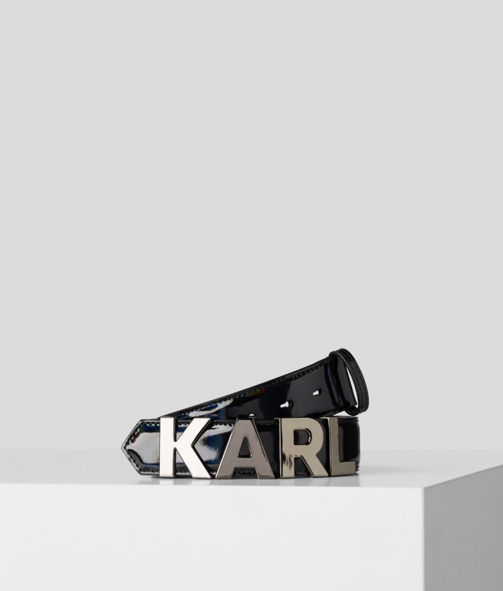 Öv Karl Lagerfeld Karl Metal Letters Belt