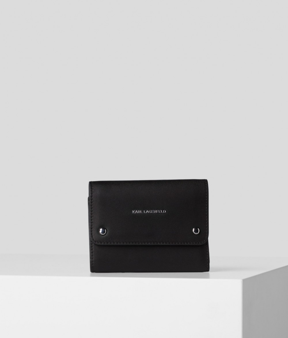 Pénztárca Karl Lagerfeld Ikon Md Flap Wallet