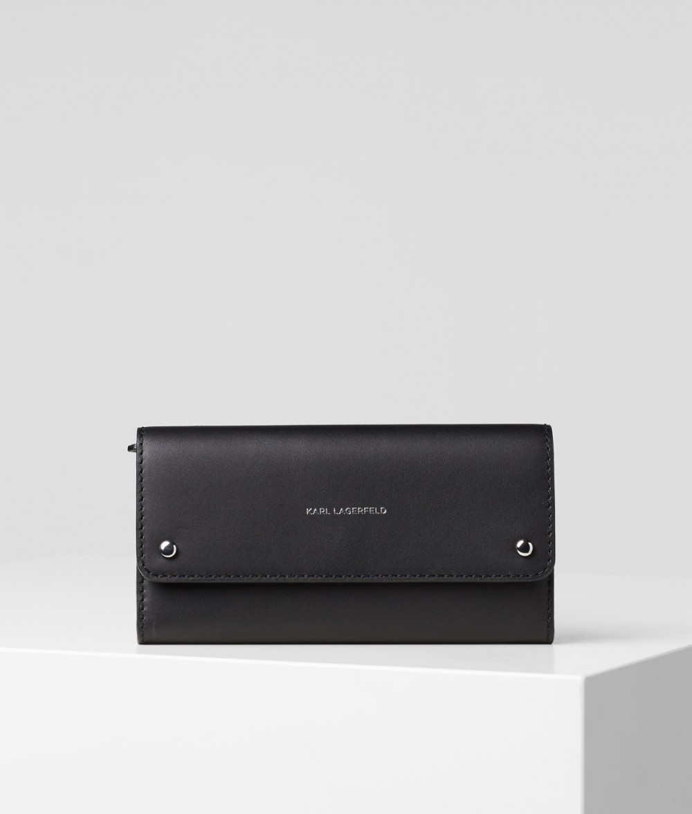 Pénztárca Karl Lagerfeld Ikon Continental Flap Wallet
