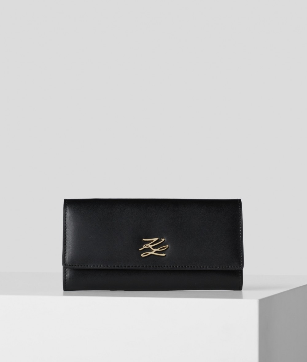 Pénztárca Karl Lagerfeld Autograph Cont Flap Wallet