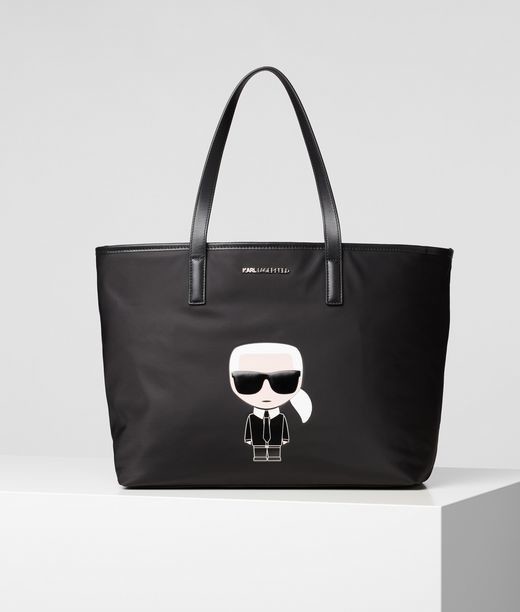 Retikül Karl Lagerfeld Ikonik Nylon Tote