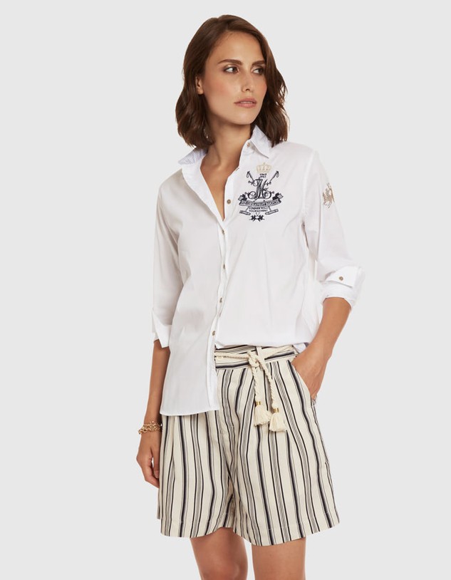 Ing La Martina Woman Shirt Long Sleeves Light