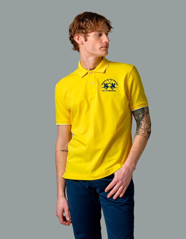 Póló La Martina Man Polo S/S Piquet Stretch