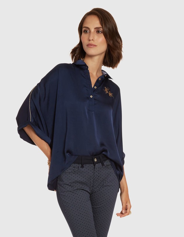 Póló La Martina Woman Polos Viscose Satin