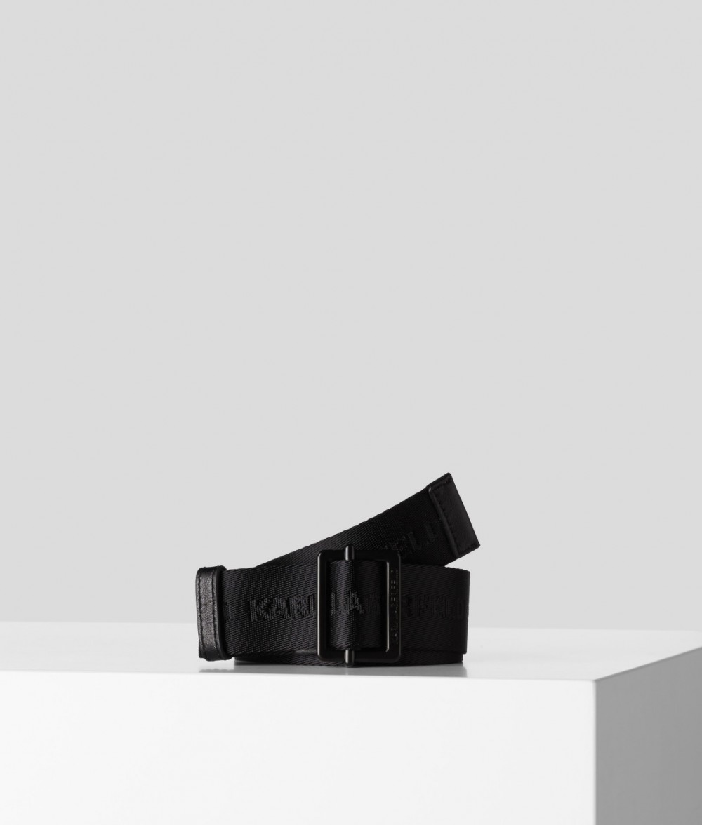 Öv Karl Lagerfeld Karl Logo Webbing Belt