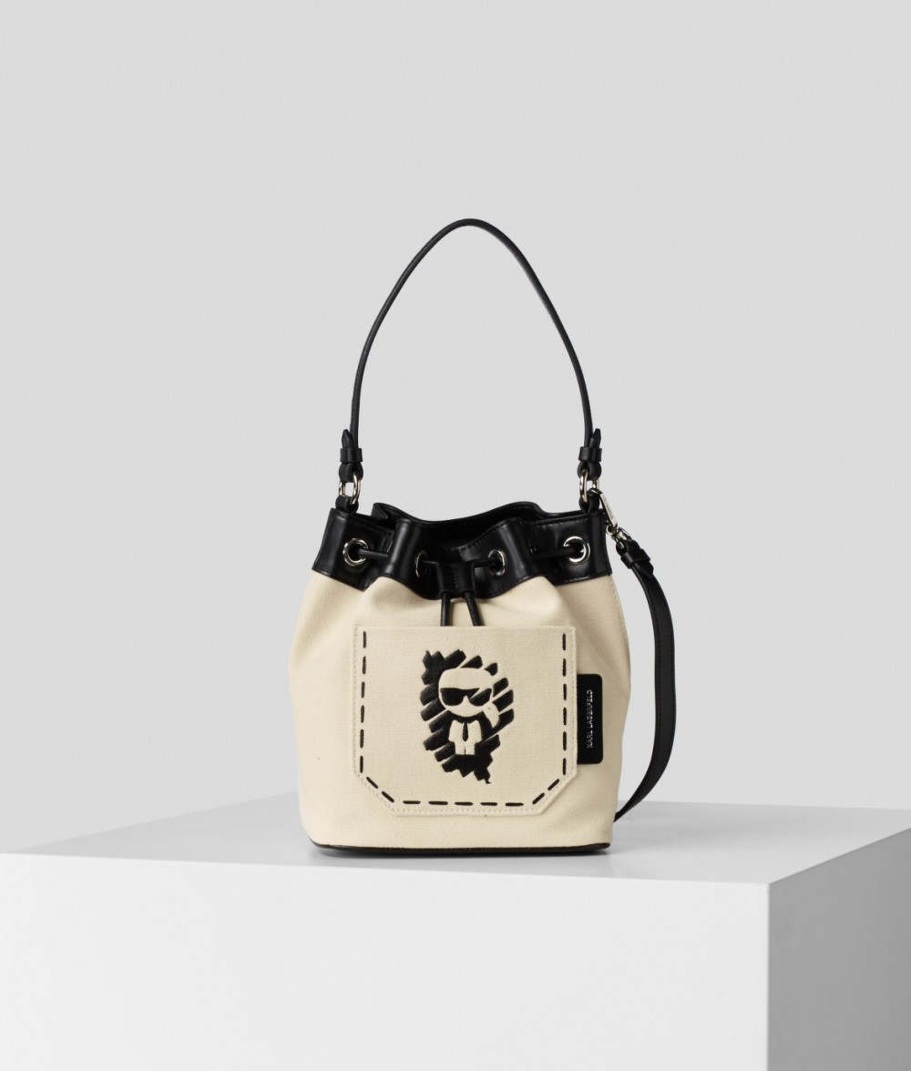 Retikül Karl Lagerfeld Ikonik Graffiti Bucket