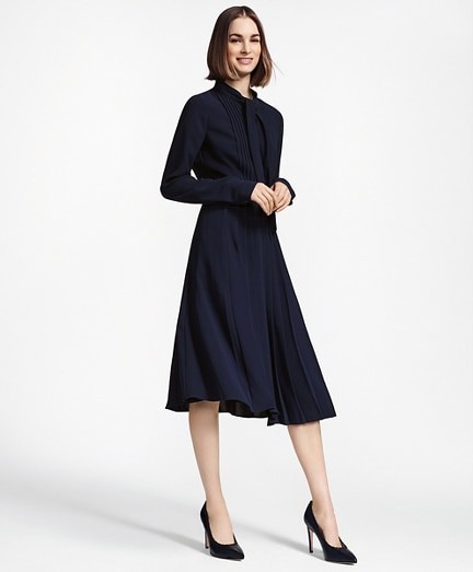 Ruha Brooks Brothers Sft Drs Pl Ls Navy Blazer