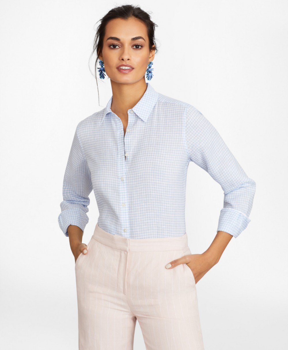 Ing Brooks Brothers Bls Li Tunic Ls Blugnghm