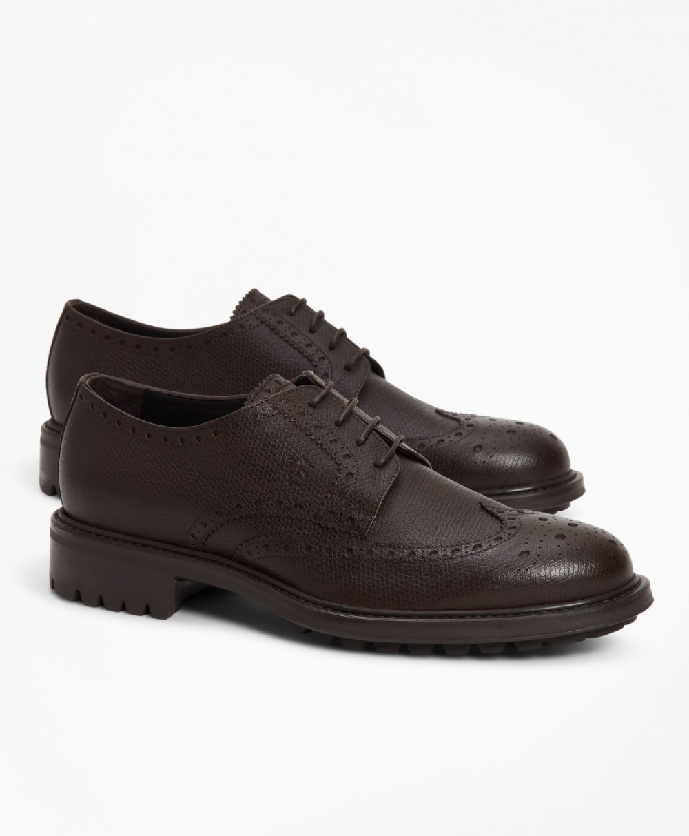 Félcipő Brooks Brothers 1818 Footwear Suede Wingtips