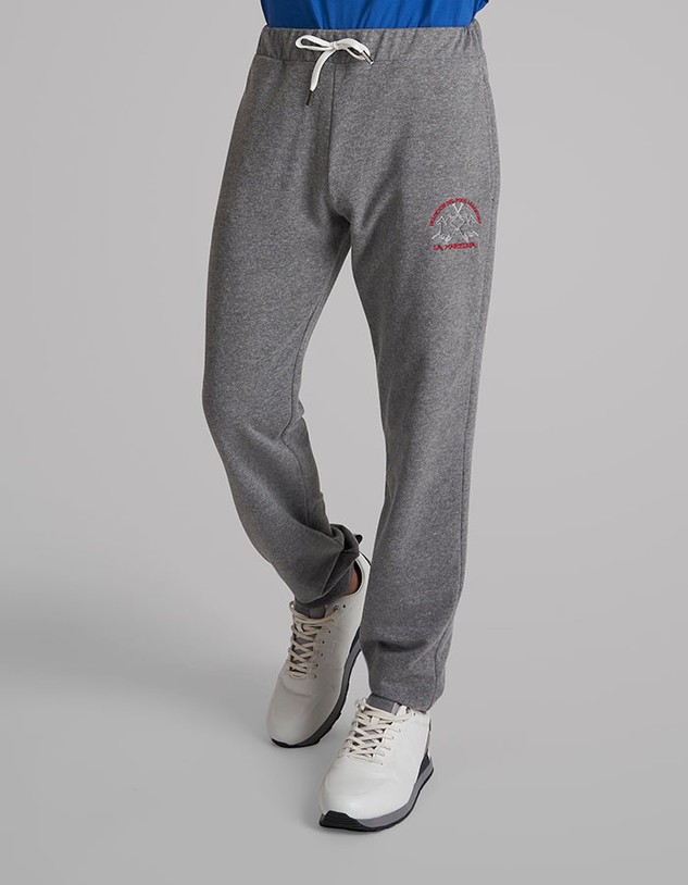 Nadrág La Martina Man Fleece Pant Melange Fleece