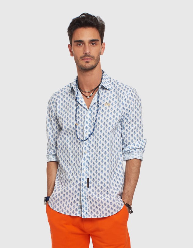 Ing La Martina Man Shirt Printed Poplin