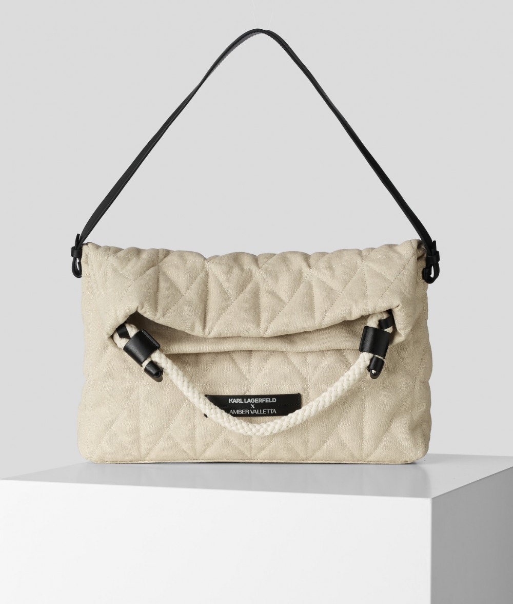 Retikül Karl Lagerfeld Klxav Quilted Folded Tote