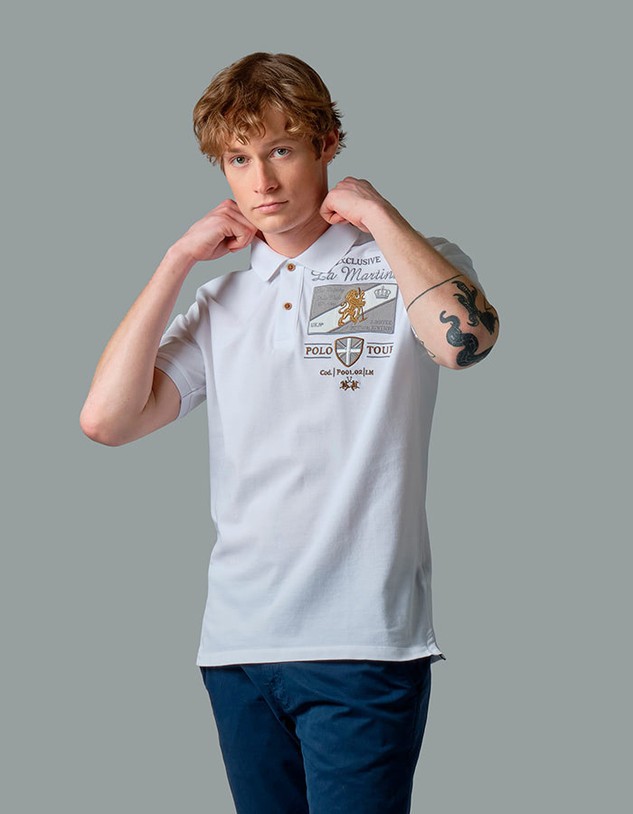 Póló La Martina Man Polo Short Sleeves Cotton