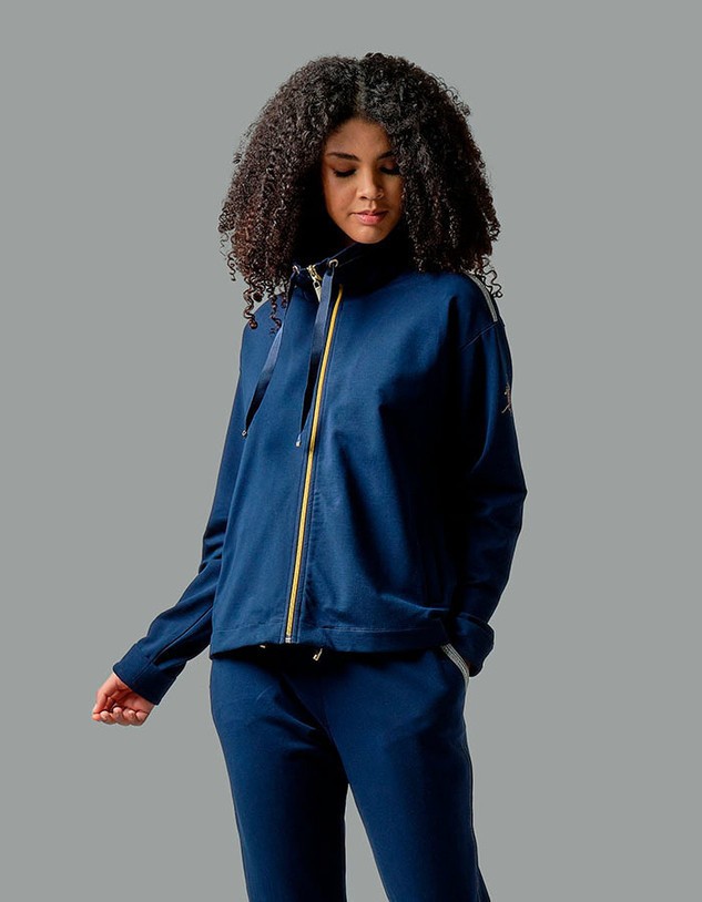 Melegítő Felső La Martina Woman Fleece Stretch Cotton Fl