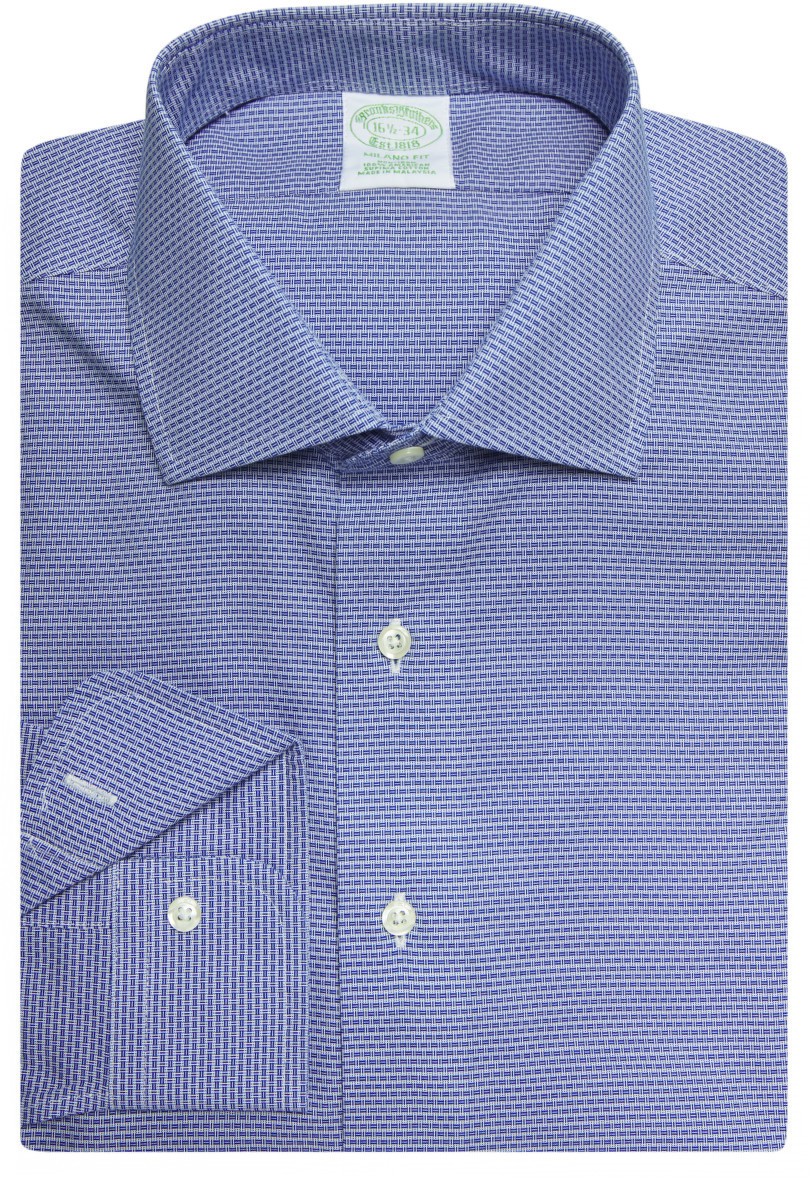 Ing Brooks Brothers Ds Ni Dobby Eng Ff Np Mil Brtblue