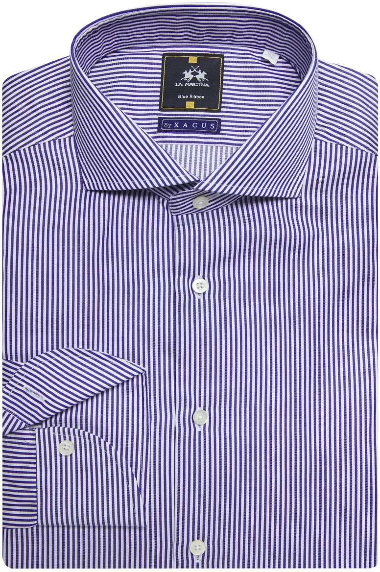 Ing La Martina Man Shirt Long Sleeves Striped