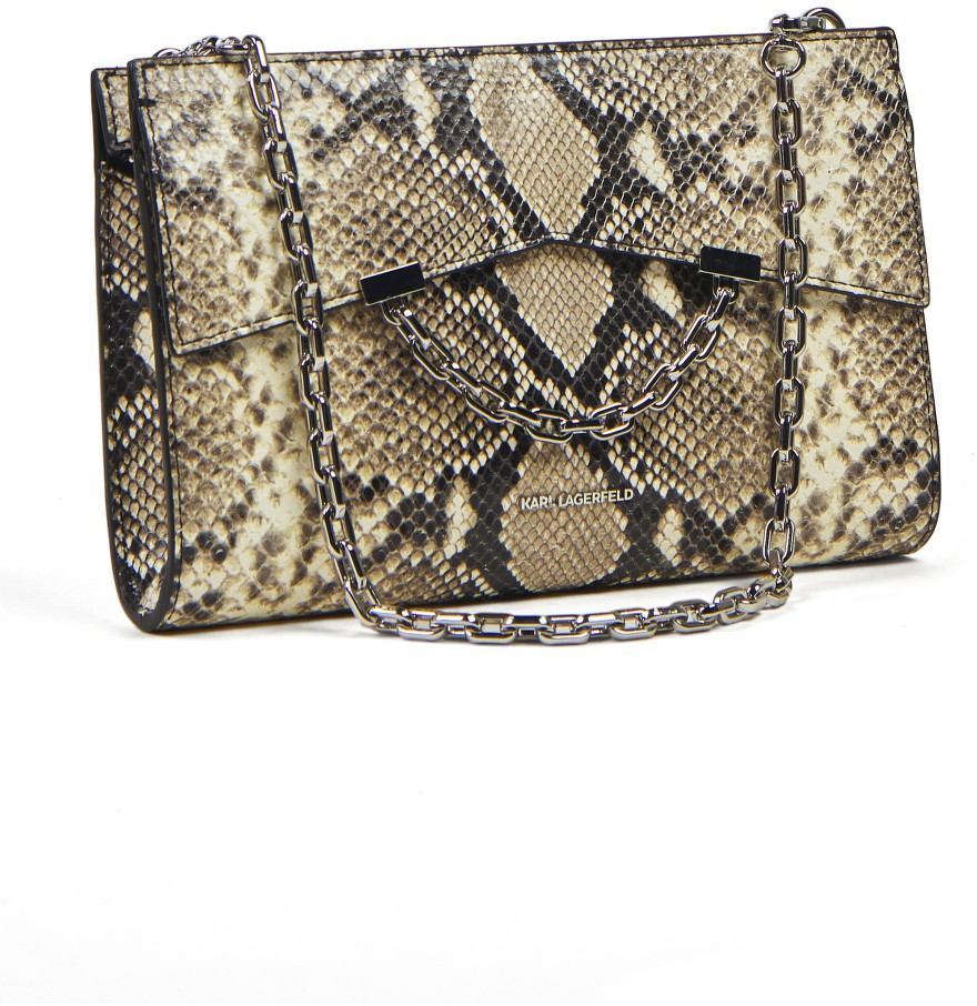 Retikül Karl Lagerfeld K/Karl Seven Snake Clutch