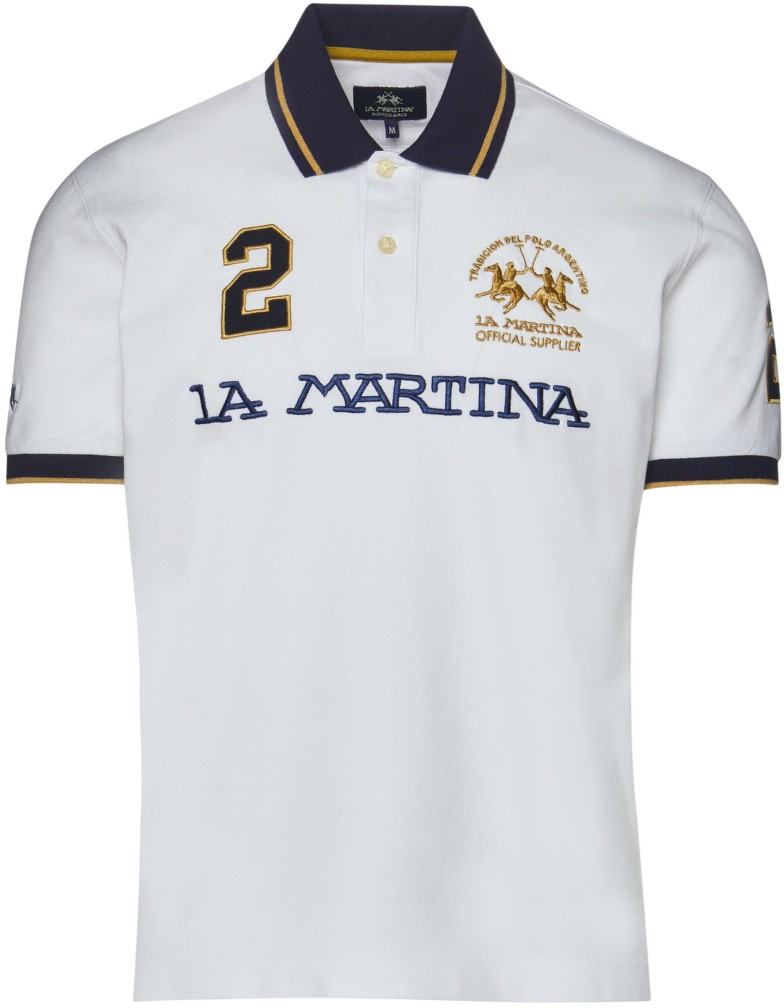 Póló La Martina Man Polo Iconos S/S Piquet Stretch