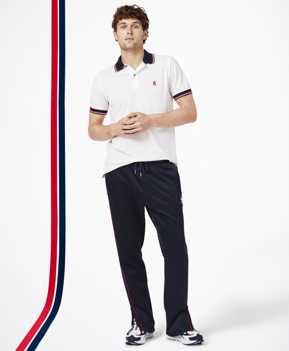 Nadrág Brooks Brothers Brooks Brothers X Fila Track Pant Navy Blazer