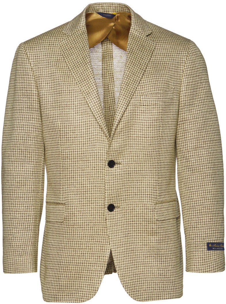 Zakó Brooks Brothers Spct Knit 2Bsv Mil-Mr Beige Ht