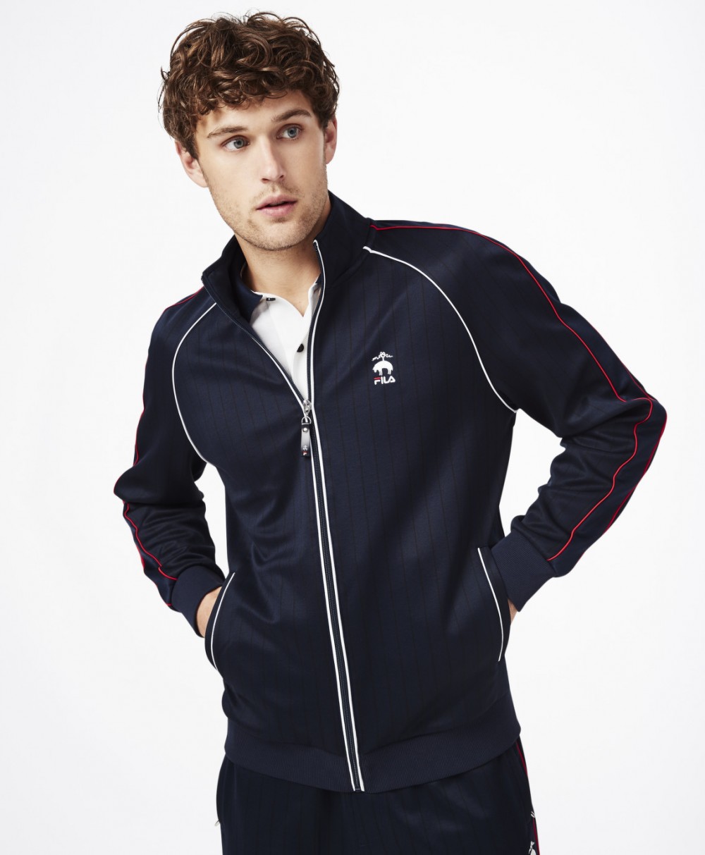 Melegítő Felső Brooks Brothers Brooks Brothers X Fila Warm-Up Jacket Navy Blazer