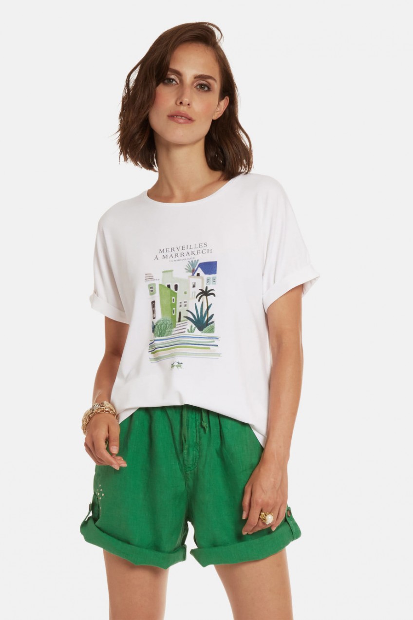 Póló La Martina Woman T-Shirt Short Sleeves Vi