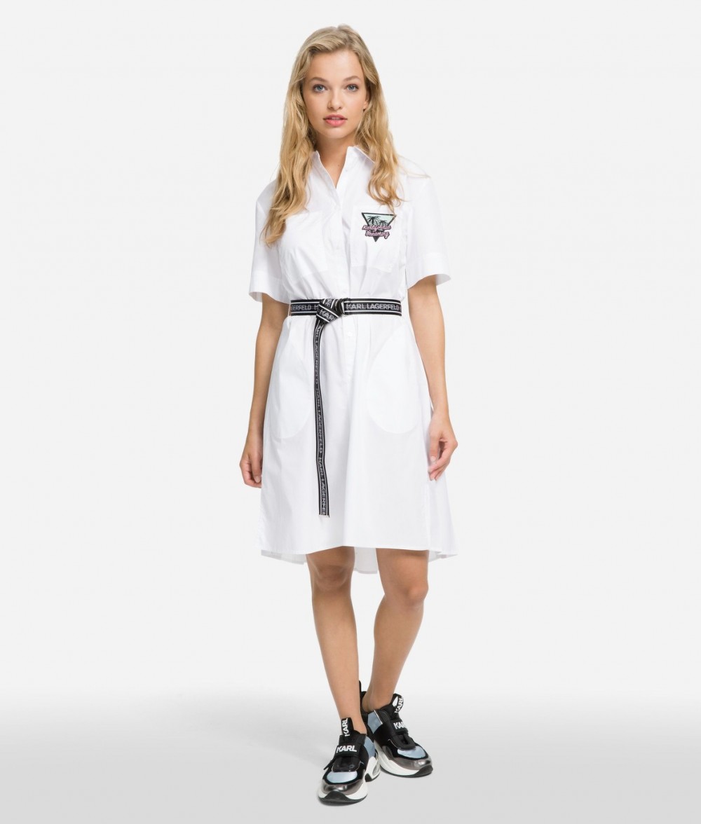 Ruha Karl Lagerfeld Karlifornia Poplin Shirt Dress