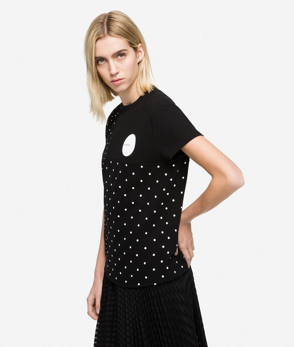 Póló Karl Lagerfeld Karl Dots Punto T-Shirt