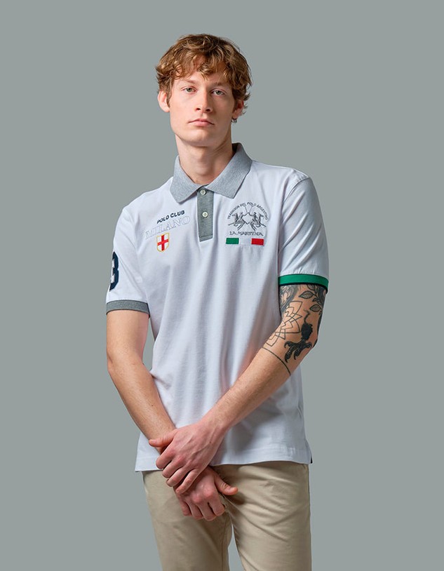 Póló La Martina Man Polo S/S Piquet Stretch