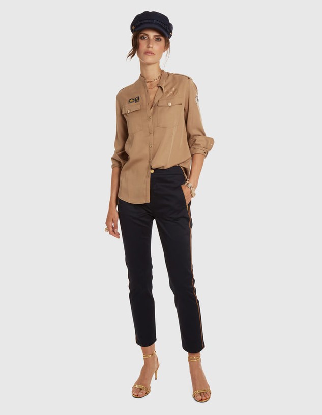 Nadrág La Martina Woman Trousers Stretch Satin