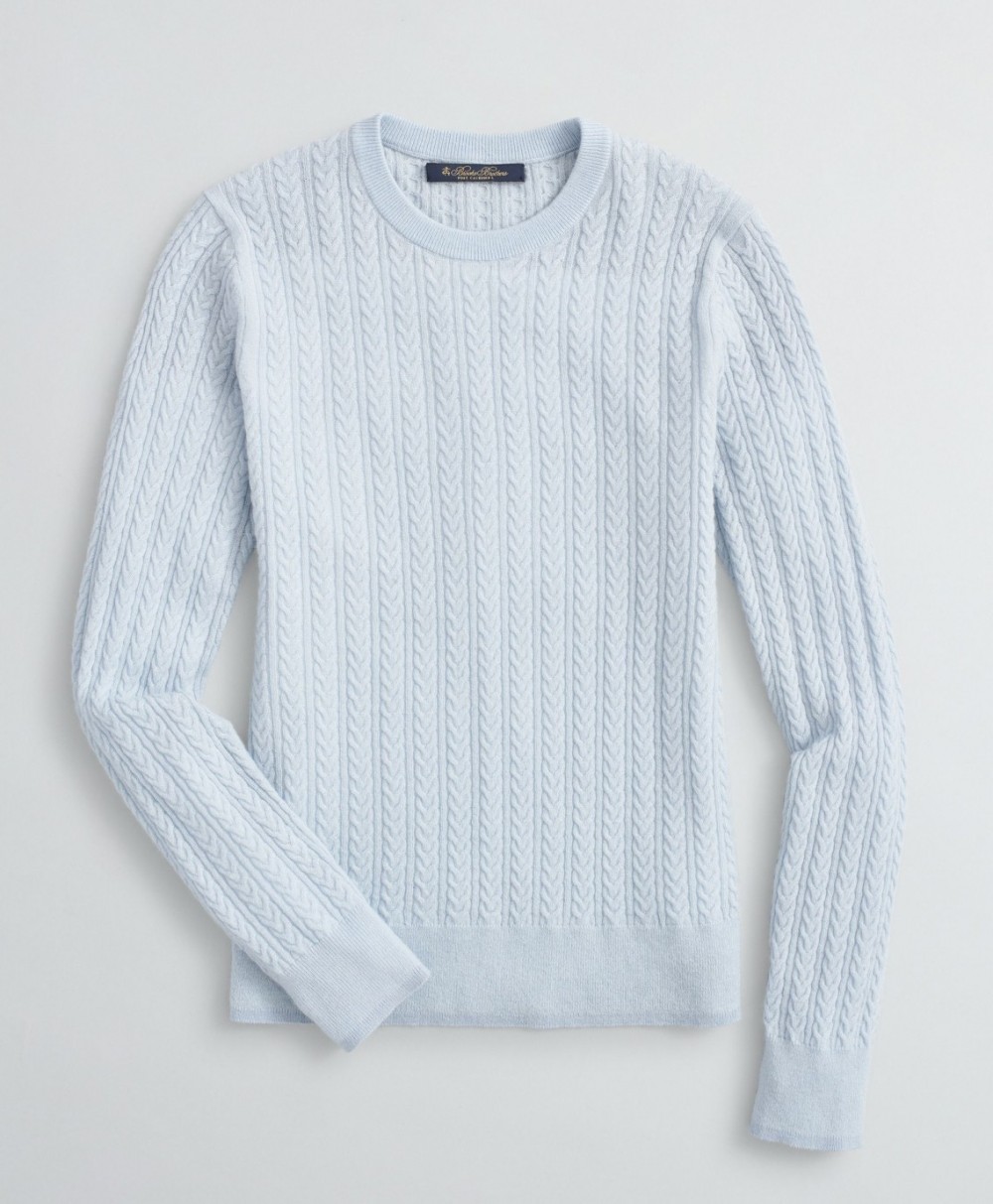 Kardigán Brooks Brothers Swt Cash Ls Dove Blue