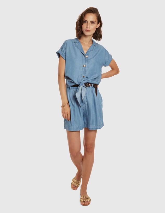 Ing La Martina Woman Shirt Short Sleeves Ligh
