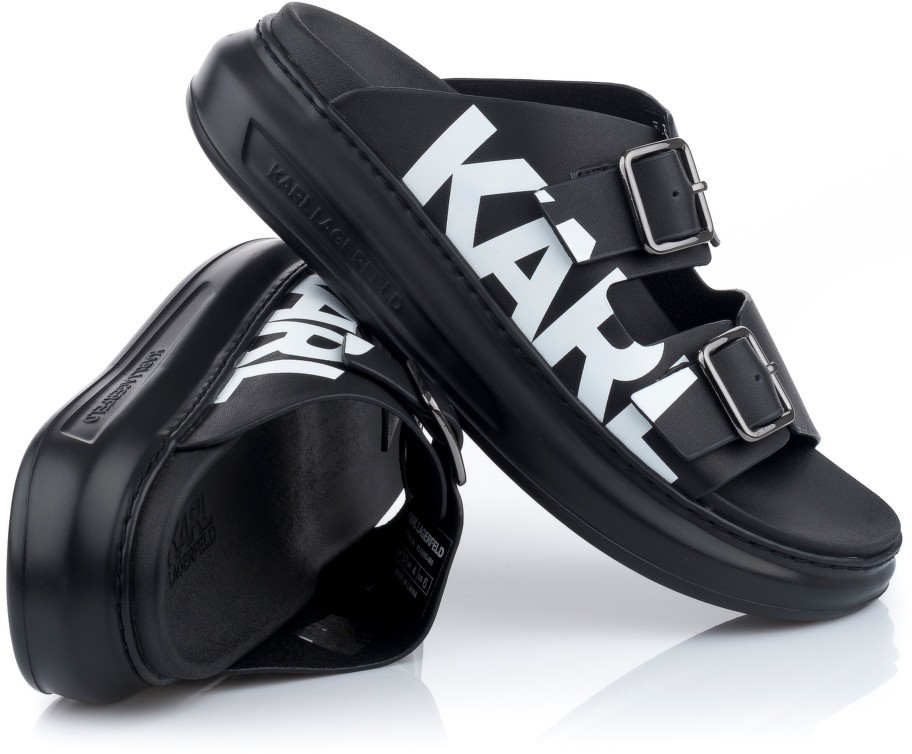 Papucs Karl Lagerfeld Kapri Double Buckle Karl
