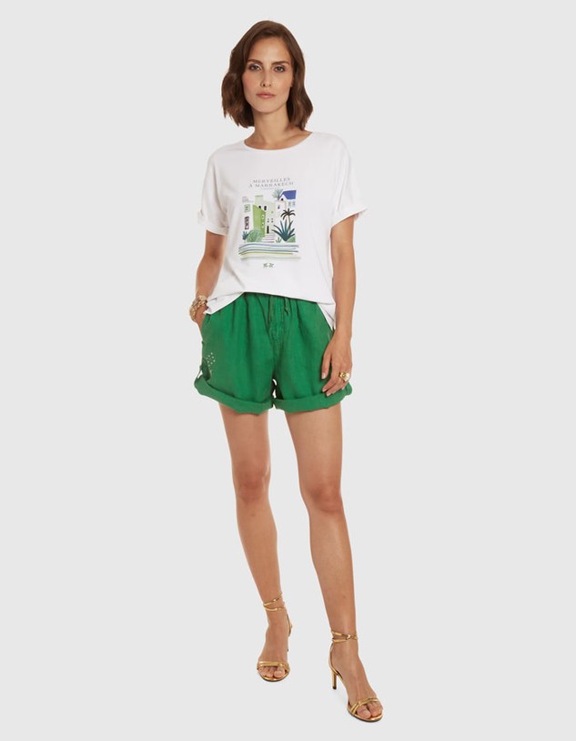 Rövidnadrág La Martina Woman Bermuda Light Linen